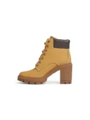 Beige Timberland Damenstiefel aus Leder für Herbst/Winter