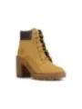 Beige Timberland Damenstiefel aus Leder für Herbst/Winter Beige Timberland Damenstiefel aus Leder für Herbst/Winter