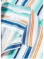 "Mango Hemden im Sale | Mango Herren Kurzarmhemd Azurblau Streifen online kaufen"|Planet-Deluxe
