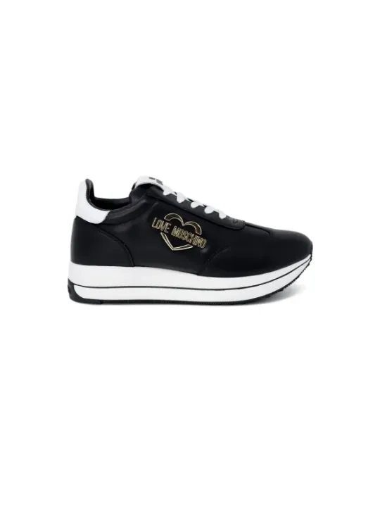 "Love Moschino Sneakers im Sale | Love Moschino Damen Herbst Sneakers Schwarz online kaufen"|Planet-Deluxe