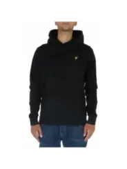 "Lyle & Scott Sweatshirts im Sale | Lyle Scott Herren Fleece Kapuzenpullover Schwarz online kaufen"|Planet-Deluxe