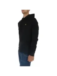"Lyle & Scott Sweatshirts im Sale | Lyle Scott Herren Fleece Kapuzenpullover Schwarz online kaufen"|Planet-Deluxe