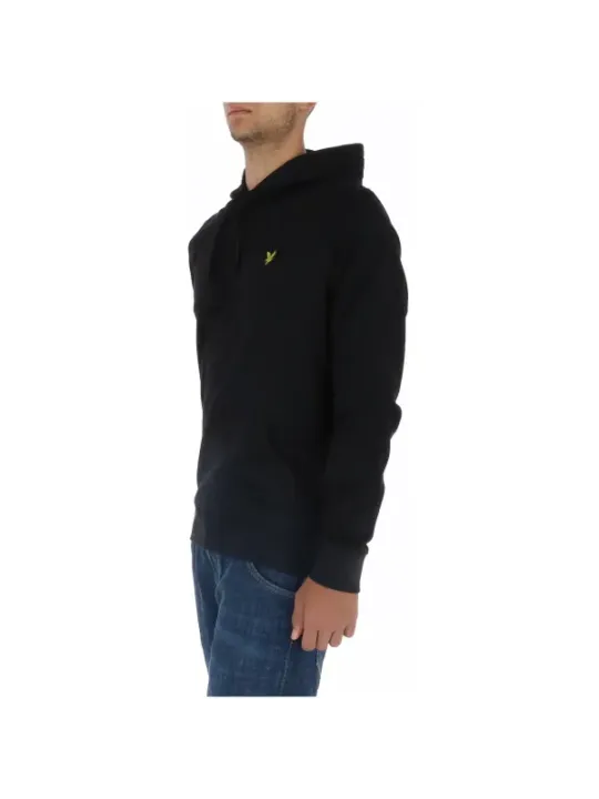 "Lyle & Scott Sweatshirts im Sale | Lyle Scott Herren Fleece Kapuzenpullover Schwarz online kaufen"|Planet-Deluxe