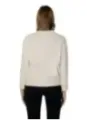 Beiger Baumwollpullover mit Dreiviertelärmeln