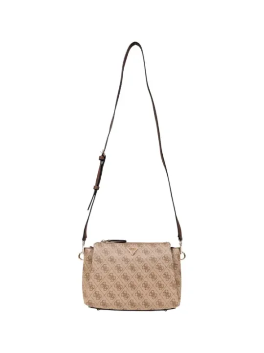 "Guess Einzelstücke & Seltenheiten im Sale | Guess Damen Umhängetasche Beige mit Druck für Herbst/Winter online kaufen"|Planet-Deluxe