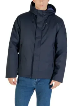 "EA7 Herrenjacke Blau: Stylisch & Funktional für Herbst/Winter"