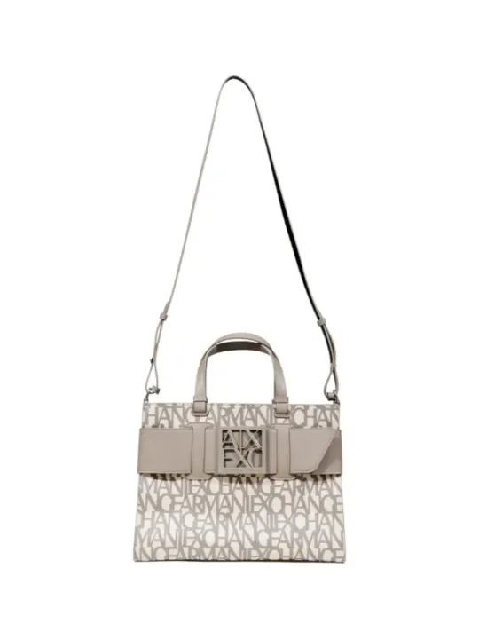 "Armani Exchange Einzelstücke & Seltenheiten im Sale | Armani Exchange Herbst Winter Damen Handtasche Beige online kaufen"|Planet-Deluxe