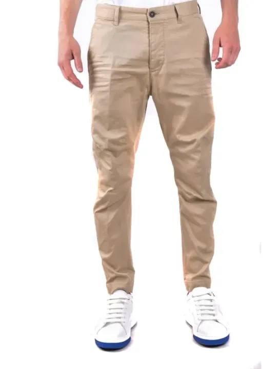 "Dsquared2 Hosen im Sale | Dsquared2 Herren Herbst Winter Baumwollhose Beige online kaufen"|Planet-Deluxe