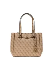 "Guess Einzelstücke & Seltenheiten im Sale | Guess HerbstHandtasche Beige mit Druck und Reißverschluss online kaufen"|Planet-Deluxe