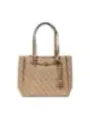 "Guess Einzelstücke & Seltenheiten im Sale | Guess HerbstHandtasche Beige mit Druck und Reißverschluss online kaufen"|Planet-Deluxe