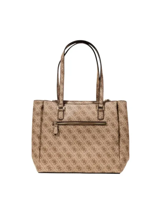 "Guess Einzelstücke & Seltenheiten im Sale | Guess HerbstHandtasche Beige mit Druck und Reißverschluss online kaufen"|Planet-Deluxe