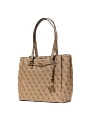 "Guess Einzelstücke & Seltenheiten im Sale | Guess HerbstHandtasche Beige mit Druck und Reißverschluss online kaufen"|Planet-Deluxe