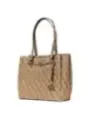 "Guess Einzelstücke & Seltenheiten im Sale | Guess HerbstHandtasche Beige mit Druck und Reißverschluss online kaufen"|Planet-Deluxe