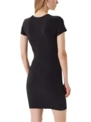 "Calvin Klein Jeans Kleider im Sale | Herbstkleid Calvin Klein Schwarz Damen online kaufen"|Planet-Deluxe