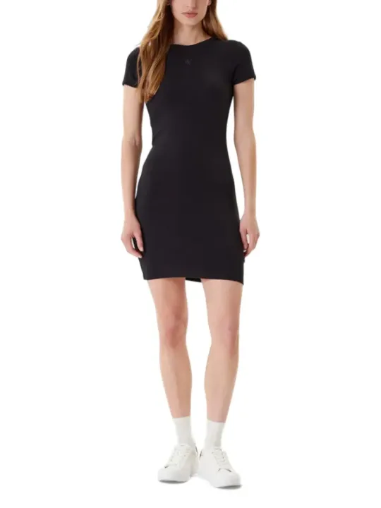 "Calvin Klein Jeans Kleider im Sale | Herbstkleid Calvin Klein Schwarz Damen online kaufen"|Planet-Deluxe