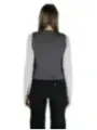 "Only Westen im Sale | "ONLY Damen Gilet - Graue Herbst/Winter Weste mit V-Ausschnitt und Knopfverschluss" online kaufen"|Planet-Deluxe