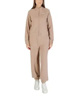 "EA7 Damen Anzug Beige - Herbst/Winter, Reißverschluss, Taschen"