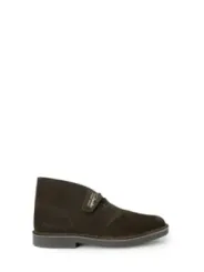 Dunkelbraune Clarks Leder-Midcalf-Stiefel
