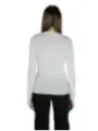 "Armani Exchange T-Shirts im Sale | Armani Exchange Damen T-Shirt - Weiß mit Strass, Langarm, Rundhals - Herbst/Winter Kollektion online kaufen"|Planet-Deluxe