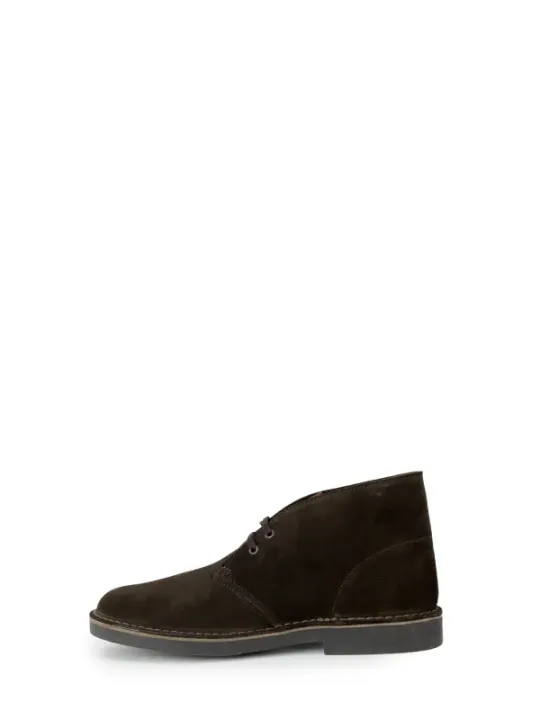 Dunkle braune Clarks Desert Stiefel