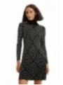 Desigual Kleid mit Zickzackmuster