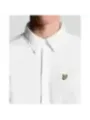 "Lyle & Scott Hemden im Sale | Lyle & Scott Herrenhemd Herbst/Winter – Klassisches Weiß, Langarm, 100% Baumwolle, Elegantes Design mit Brusttasche (Artikelc online kaufen"|Planet-Deluxe