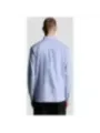 "Lyle & Scott Hemden im Sale | Lyle & Scott Herrenhemd - Klassisches Azurblau für Herbst/Winter, 100% Baumwolle, Langarm mit Knopfleiste und Einzeltasche (Art online kaufen"|Planet-Deluxe