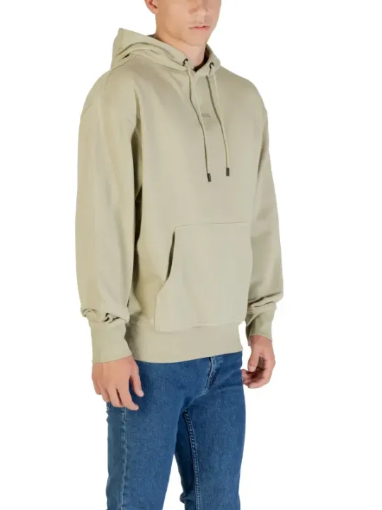"Boss Sweatshirts im Sale | Boss Herren Kapuzen-Fleece-Pullover Grün - Herbst/Winter Kollektion | 100% Baumwolle | Langarm | Artikelcode: 50514530 online kaufen"|Planet-Deluxe