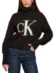 "Calvin Klein Jeans Pullover im Sale | Calvin Klein Jeans - Calvin Klein Jeans Maglia Donna online kaufen"|Planet-Deluxe