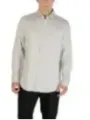 "Armani Exchange Hemden im Sale | Armani Exchange Herrenhemd Grau Streifen Herbst Winter online kaufen"|Planet-Deluxe