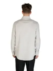"Armani Exchange Hemden im Sale | Armani Exchange Herrenhemd Grau Streifen Herbst Winter online kaufen"|Planet-Deluxe