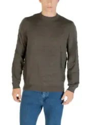 "Armani Exchange Pullover im Sale | Armani Exchange Herrenpullover Braun Rundhals Herbst/Winter online kaufen"|Planet-Deluxe