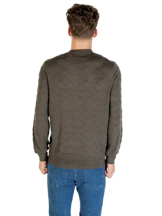 "Armani Exchange Pullover im Sale | Armani Exchange Herrenpullover Braun Rundhals Herbst/Winter online kaufen"|Planet-Deluxe