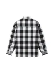 Dickies kariertes Flanellhemd schwarz weiß
