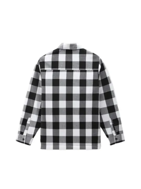 Dickies kariertes Flanellhemd schwarz weiß