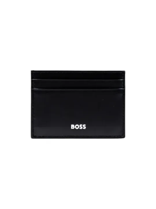 "Boss Brieftaschen im Sale | Boss Herren Brieftasche Schwarz Leder Herbst/Winter online kaufen"|Planet-Deluxe