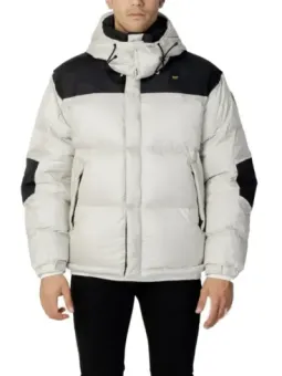 Blauer 333152 gesteppte Winterjacke Herren