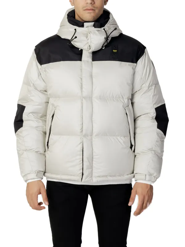 Blauer 333152 gesteppte Winterjacke Herren