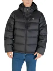 "Calvin Klein Jeans Jacken im Sale | Calvin Klein Herren Winterjacke mit Kapuze Schwarz online kaufen"|Planet-Deluxe