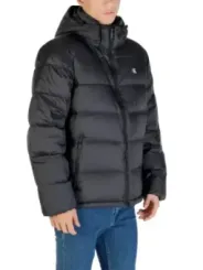 "Calvin Klein Jeans Jacken im Sale | Calvin Klein Herren Winterjacke mit Kapuze Schwarz online kaufen"|Planet-Deluxe
