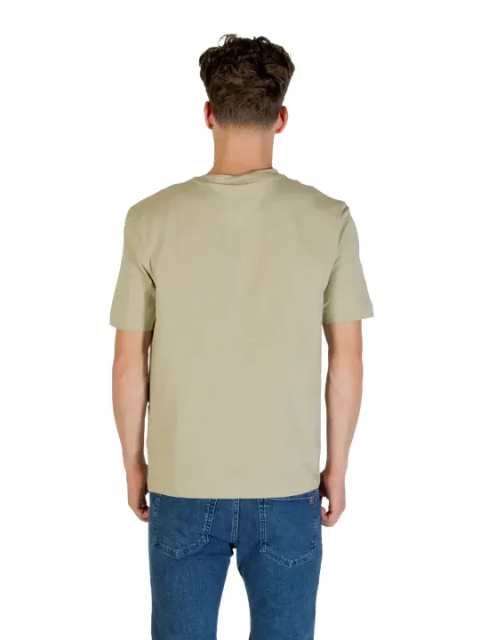 "Boss T-Shirts im Sale | Boss Herren T-Shirt Herbst/Winter Grün Rundhals Kurzarm online kaufen"|Planet-Deluxe
