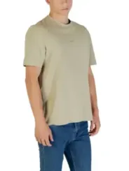 "Boss T-Shirts im Sale | Boss Herren T-Shirt Herbst/Winter Grün Rundhals Kurzarm online kaufen"|Planet-Deluxe