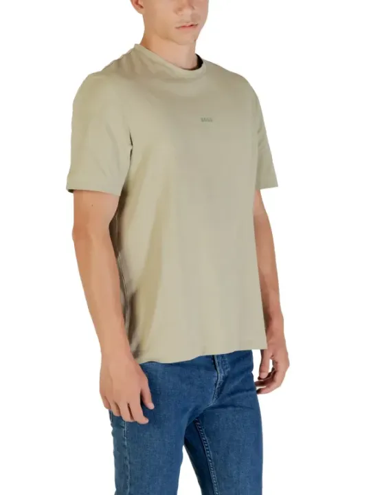"Boss T-Shirts im Sale | Boss Herren T-Shirt Herbst/Winter Grün Rundhals Kurzarm online kaufen"|Planet-Deluxe