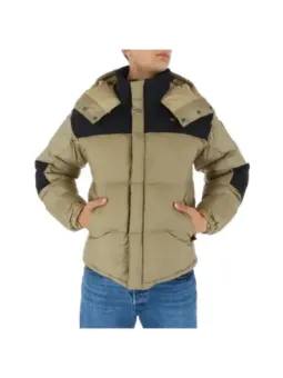 Blauer 331263 gesteppte Nylonjacke schwarz-beige