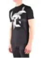 "Neil Barrett T-Shirts im Sale | Neil Barrett Herren TShirt Schwarz Druck Rundhals Kurzarm online kaufen"|Planet-Deluxe