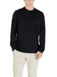 "Boss Pullover im Sale | Boss Herrenpullover Schwarz Rundhals Herbst Winter online kaufen"|Planet-Deluxe