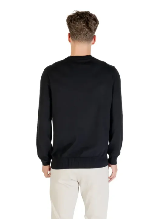 "Boss Pullover im Sale | Boss Herrenpullover Schwarz Rundhals Herbst Winter online kaufen"|Planet-Deluxe