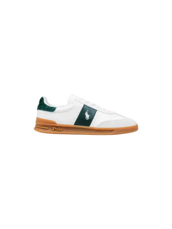 "RALPH LAUREN Sneakers im Sale | Ralph Lauren Herren Herbst Sneaker Weiß Bunt Leder online kaufen"|Planet-Deluxe