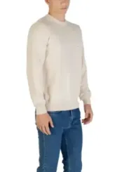 "Boss Pullover im Sale | Boss Herren Pullover Beige Herbst Winter Baumwolle online kaufen"|Planet-Deluxe