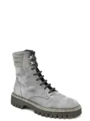 "Ninalilou Stiefel im Sale | Ninalilou Wildleder Strass Stiefeletten Grau Damen online kaufen"|Planet-Deluxe